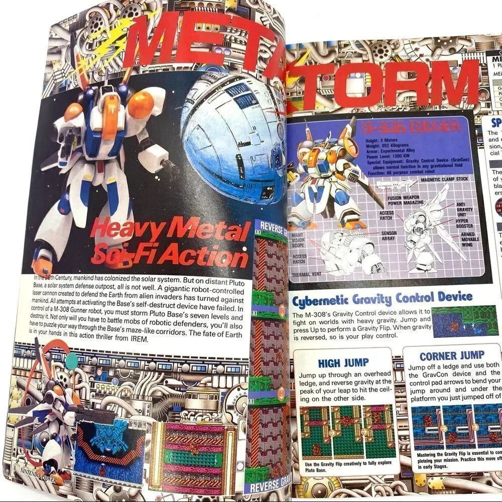 Nintendo Power Magazine #22 Metal Storm With Battletoads Poster March 1991